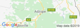 Adzope map